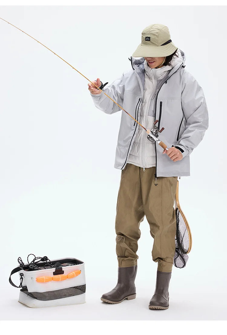 Premium Waterproof Multi-Pocket Utility Mountain Jacket for All Seasons