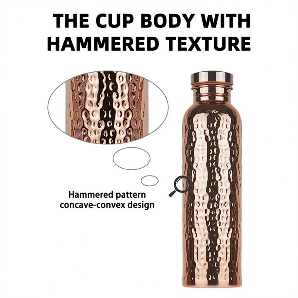 800ML Copper Sports Water Bottle | Leakproof & Stylish Hydration