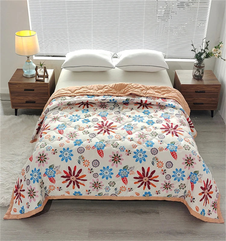 Cool Summer Quilt | Soft, Breathable Air Conditioner Blanket