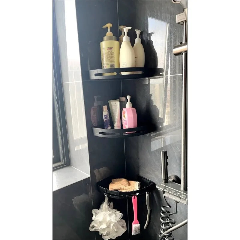 No Drill Shower Shelf | Strong Adhesive Bathroom Organizer