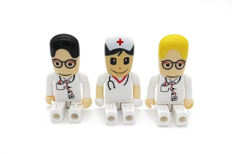 Mini Cartoon Doctor USB Flash Drive | Fun & Functional Storage