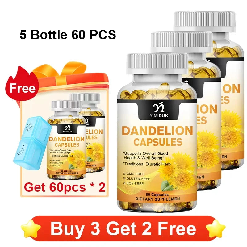Dandelion Supplement for Liver & Kidney Health Support