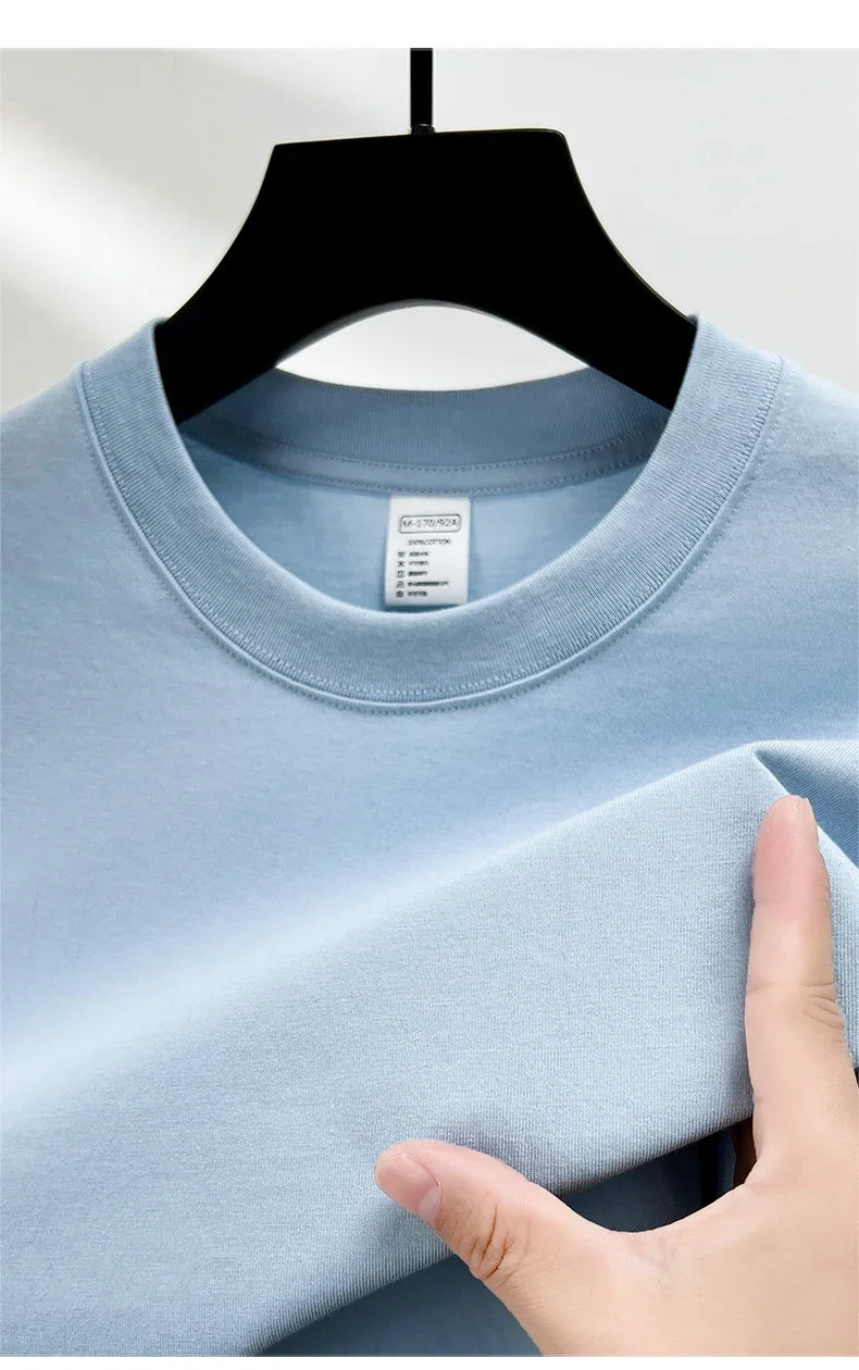Men's Breathable Cotton Summer T-Shirt | Fashionable Short Sleeve Top