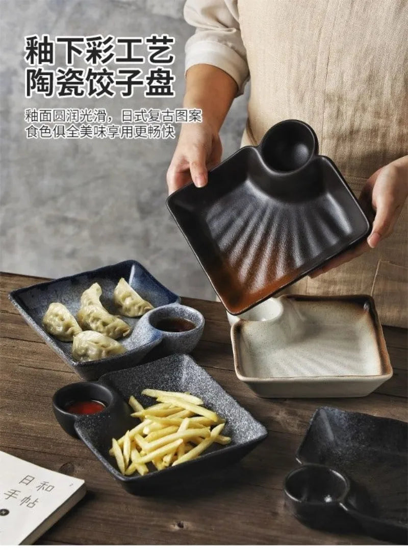 Juego de platos de cerámica para dumplings | Eleva tu experiencia culinaria