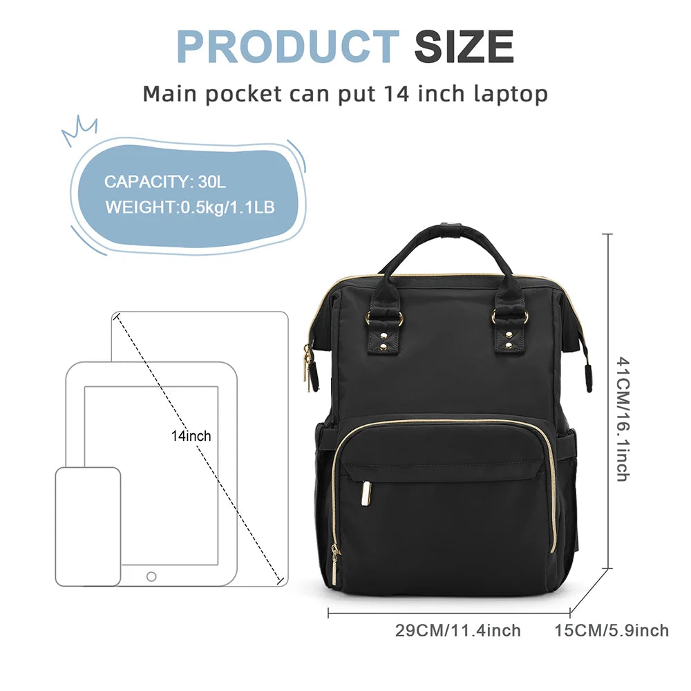 Stylish Water Resistant Laptop Backpack for Women | Perfect Travel Gear