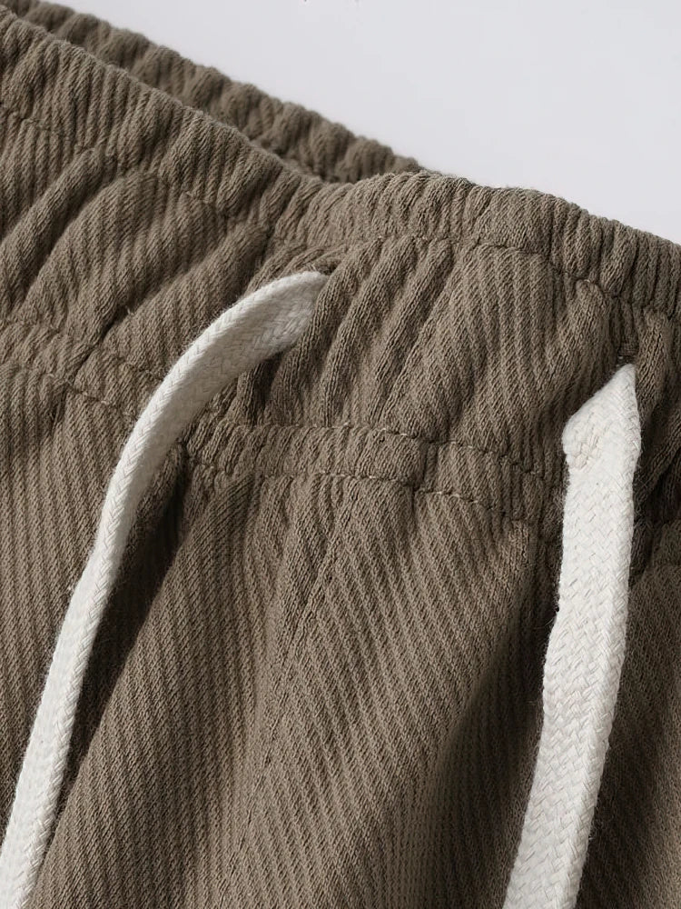 Cotton Twill Baggy Jogger Pants for Men | Breathable Casual Wear