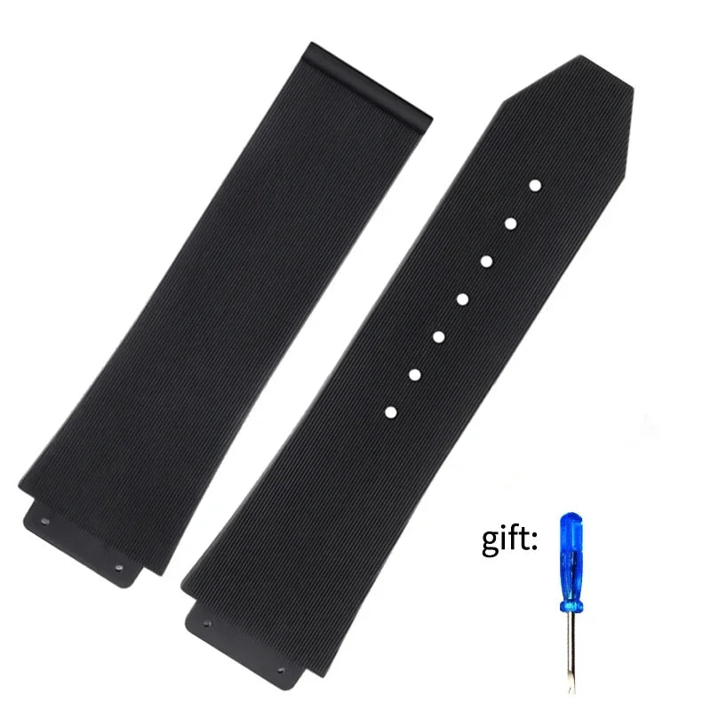 Waterproof Silicone Rubber Watch Strap | Replacement Band