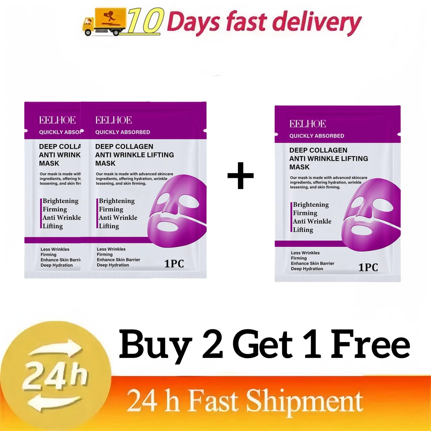 Collagen Anti-Wrinkle Facial Mask | Hydrating Skin Care Solution