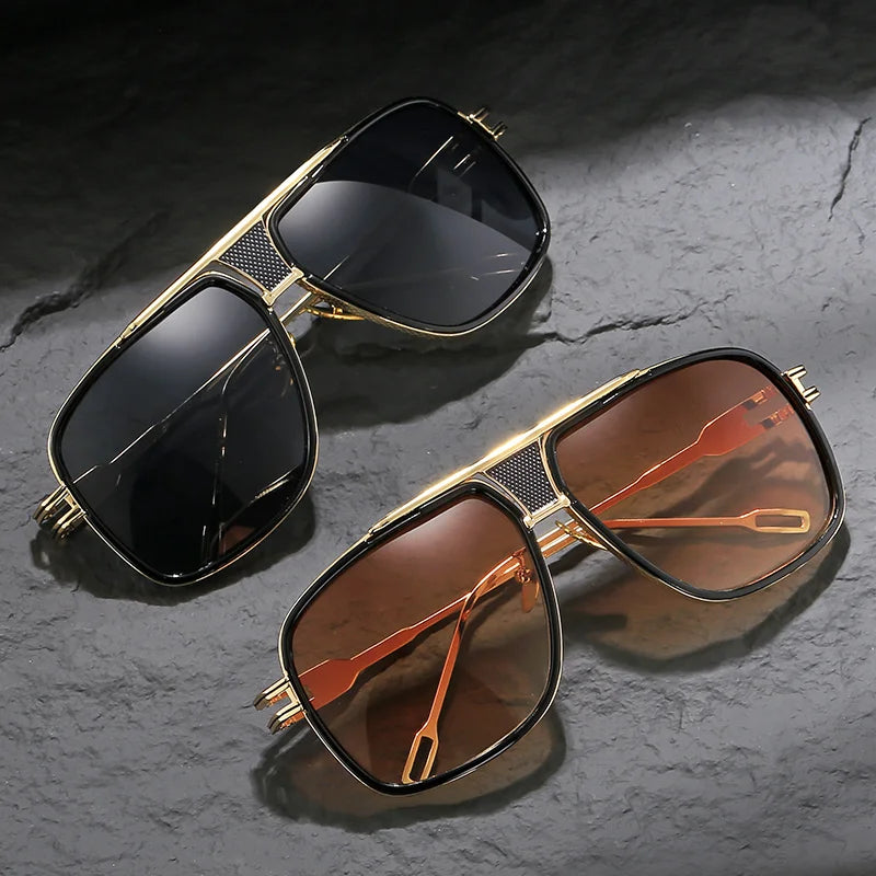 Vintage-Inspired Large Frame Sunglasses for Men & Women | Classic Style