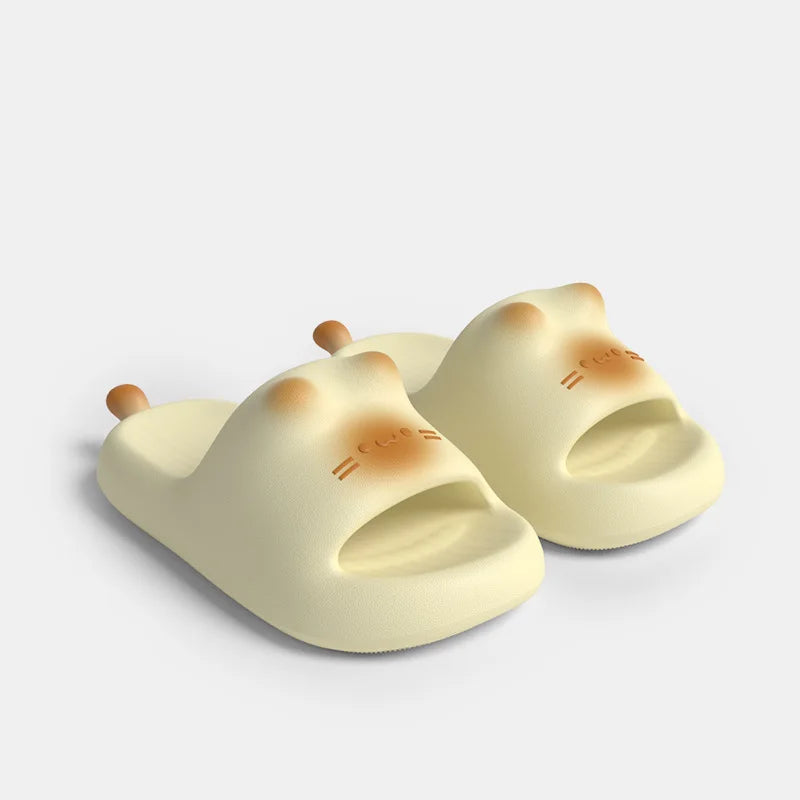 Cute Cat Slippers for Women | Lightweight Non-Slip Indoor Footwear