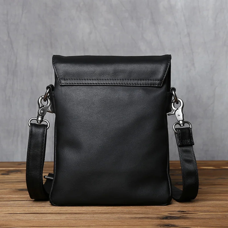 Genuine Leather Men's Shoulder Bag | Stylish & Functional Messenger