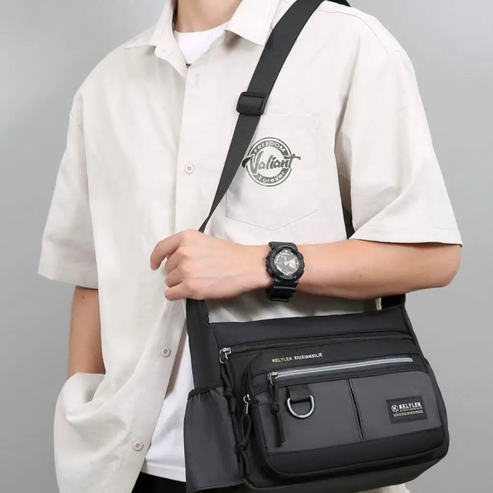 Large Capacity Men's Shoulder Bag | Versatile Multi-Purpose Messenger