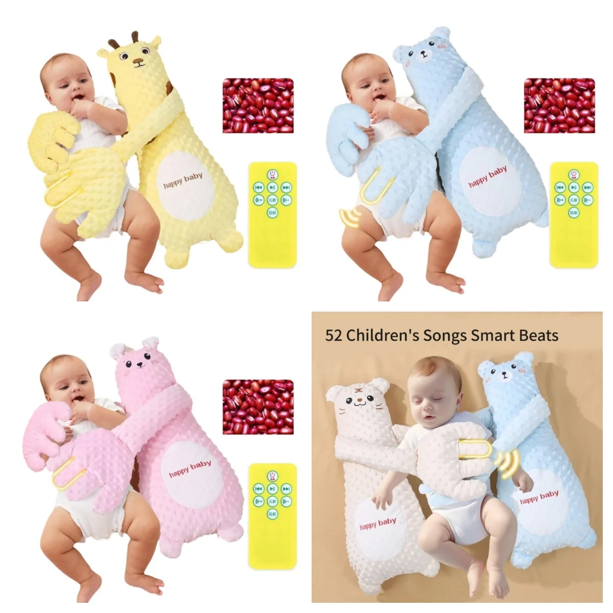 Gentle Patting Remote Controlled Pacify Toy for Infants