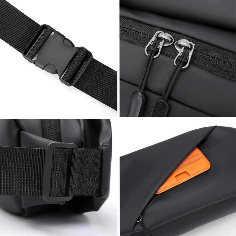 Men's Simple Large Capacity Shoulder Bag | Versatile Crossbody Design