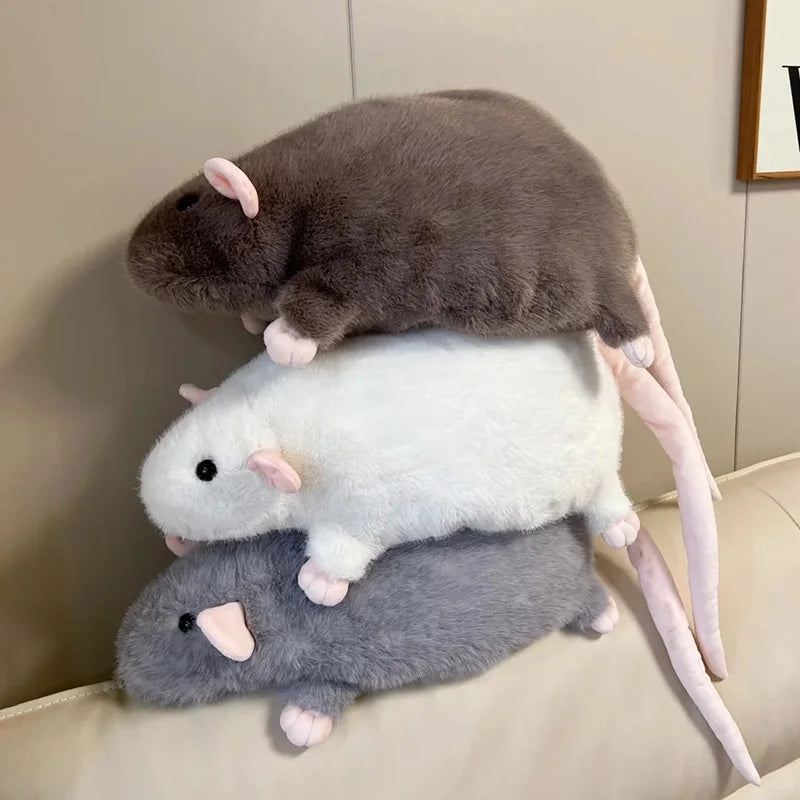 Cute Oversized Mouse Doll | Plush Cartoon Animal Toy for Kids