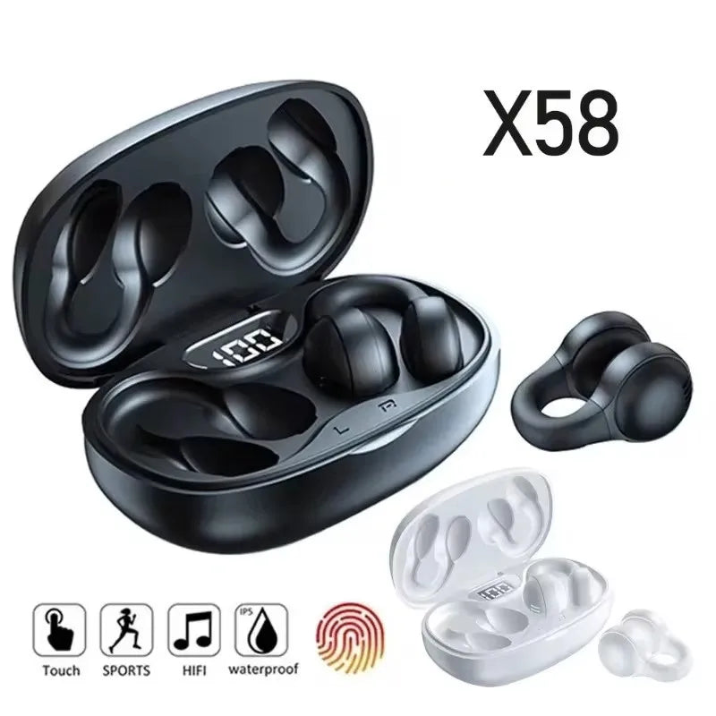 Bone Conduction Waterproof Bluetooth Headphones for Sports