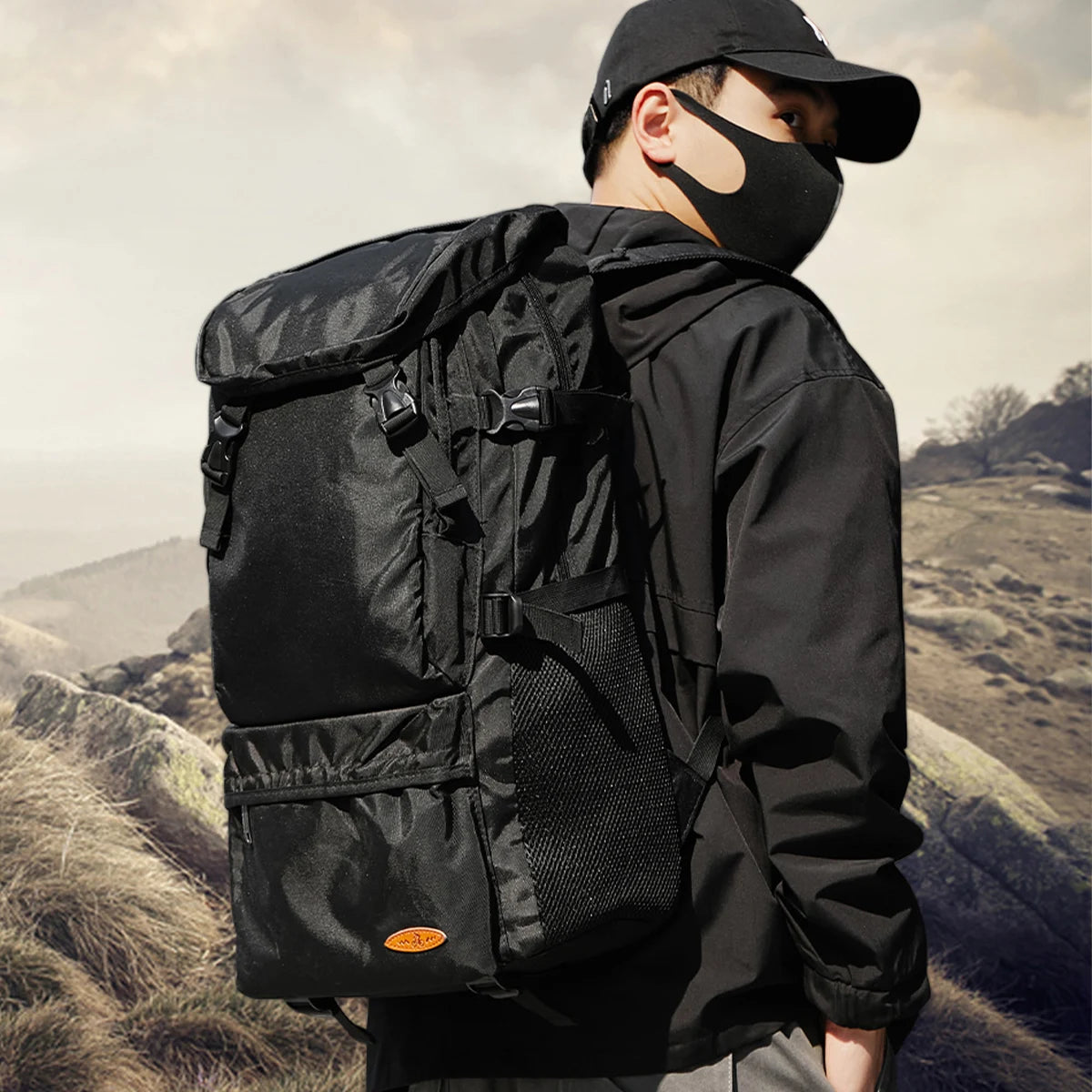 55L Waterproof Hiking Bag | Durable Large Capacity Backpack
