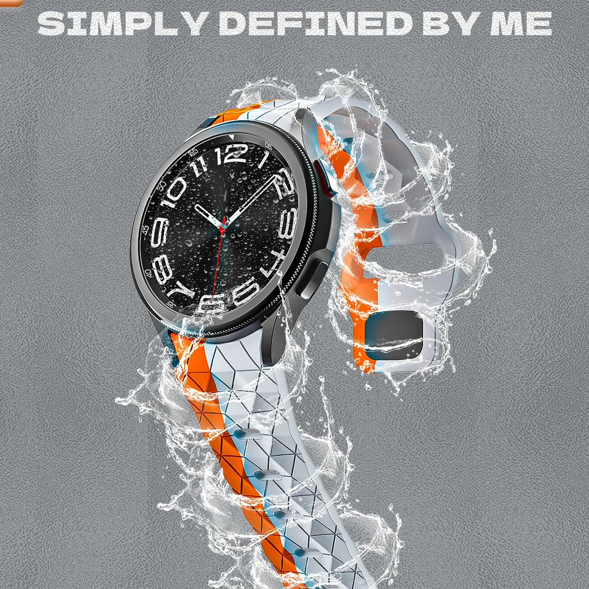 Stylish Silicone Sport Band for 20mm Watches | Comfortable Fit