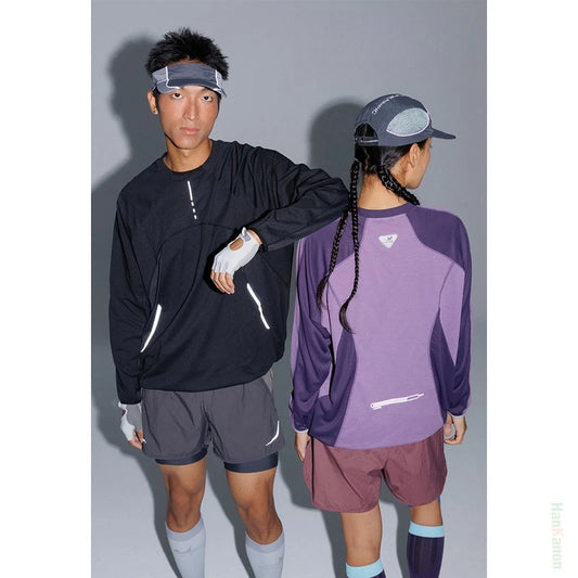 Unisex Lightweight Quick-Dry Long Sleeve T-Shirt for Outdoors