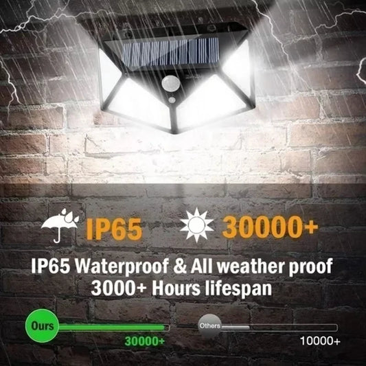 12 Pack Outdoor Solar Lights | Motion Sensor Bright Security Lighting
