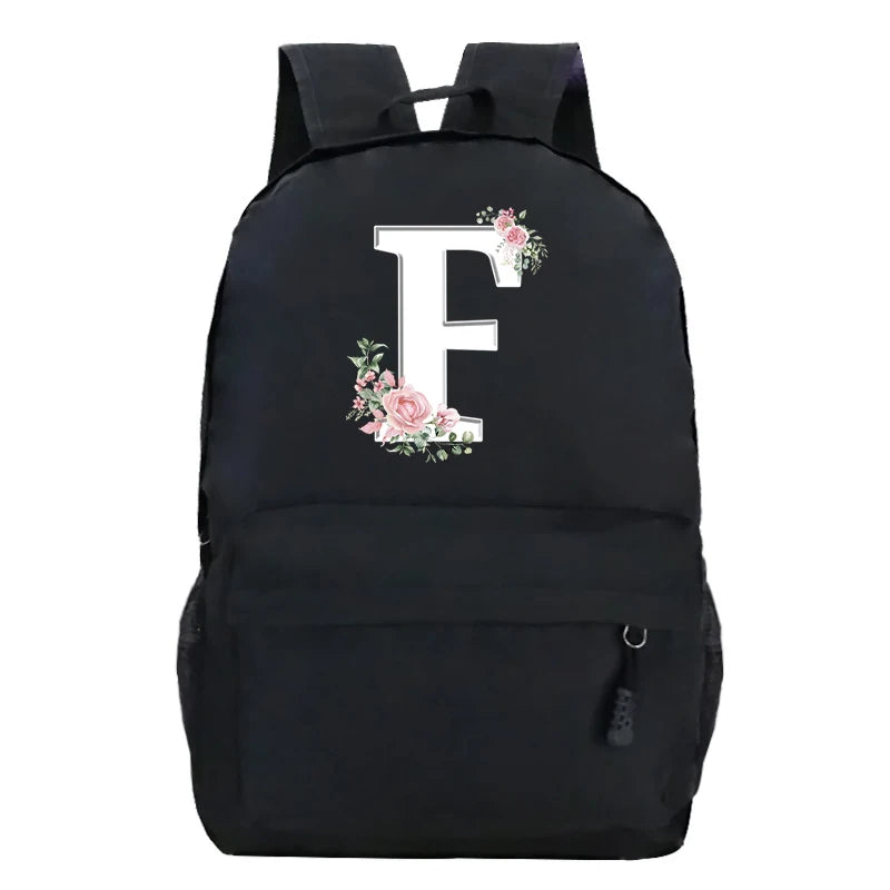 Stylish Pink Floral Backpack for College Students | Trendy Floral Design