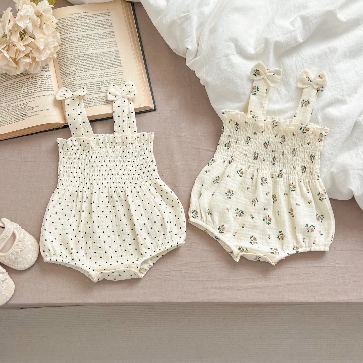Kids Cotton Sleeveless Rompers | Cute Summer One-Pieces