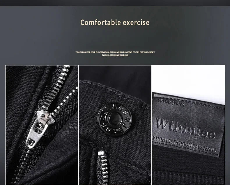 Men's Winter Velvet Pants | Warm Fleece-Lined Denim Jeans