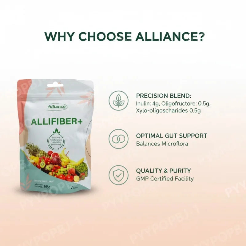 Prebiotic Fiber Powder Supplement for Gut Health | 7 Sachets