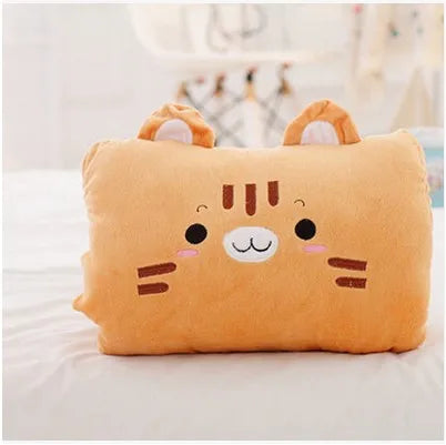Cute Cartoon Arm Pillow | Soft Hand Warmer for Kids