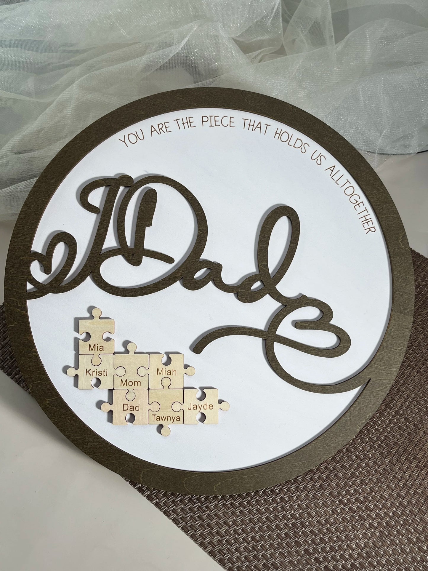 Personalized Wooden Name Puzzles | Heartfelt Gifts for Parents