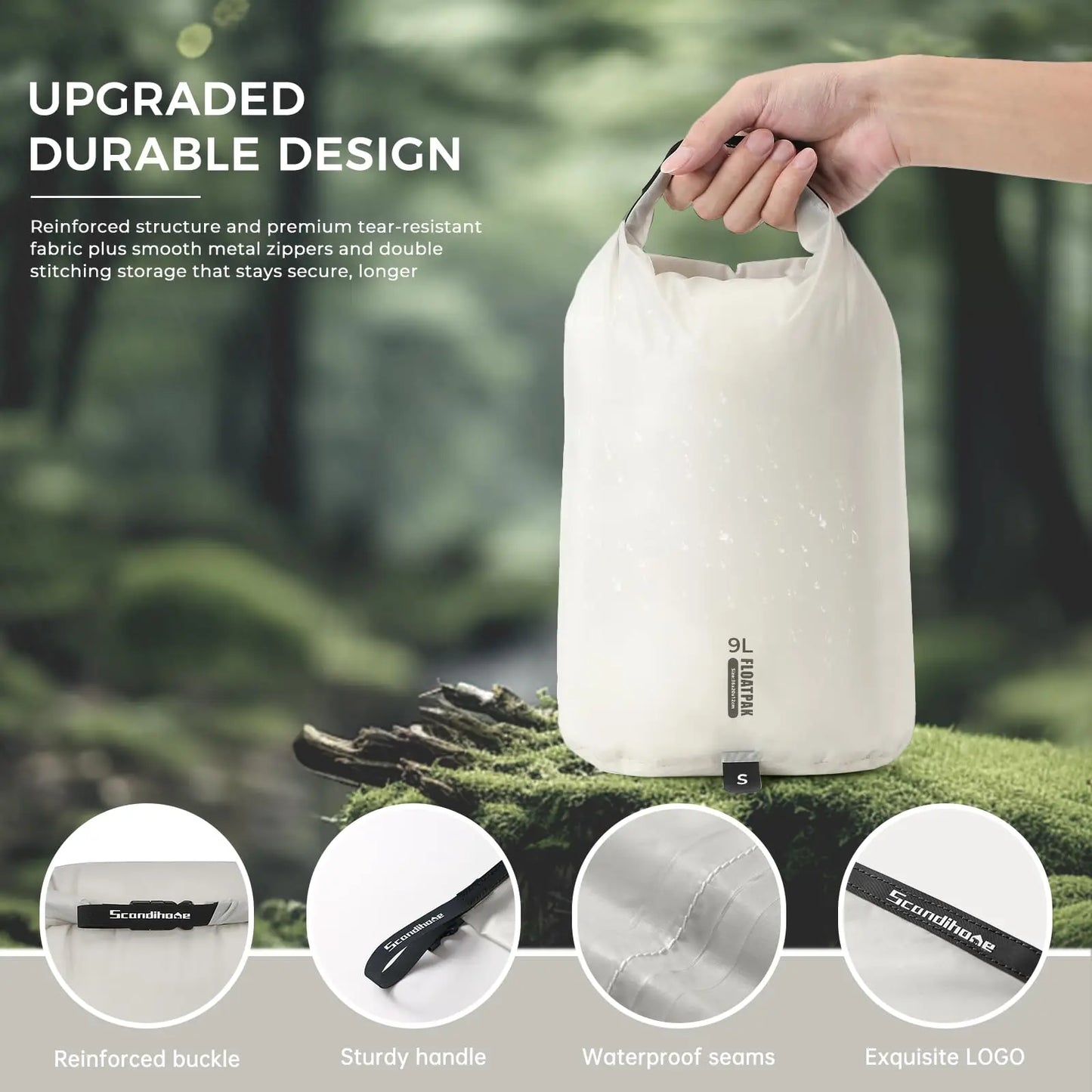 Lightweight Waterproof Dry Bag | Ultralight Travel Packing Organizer