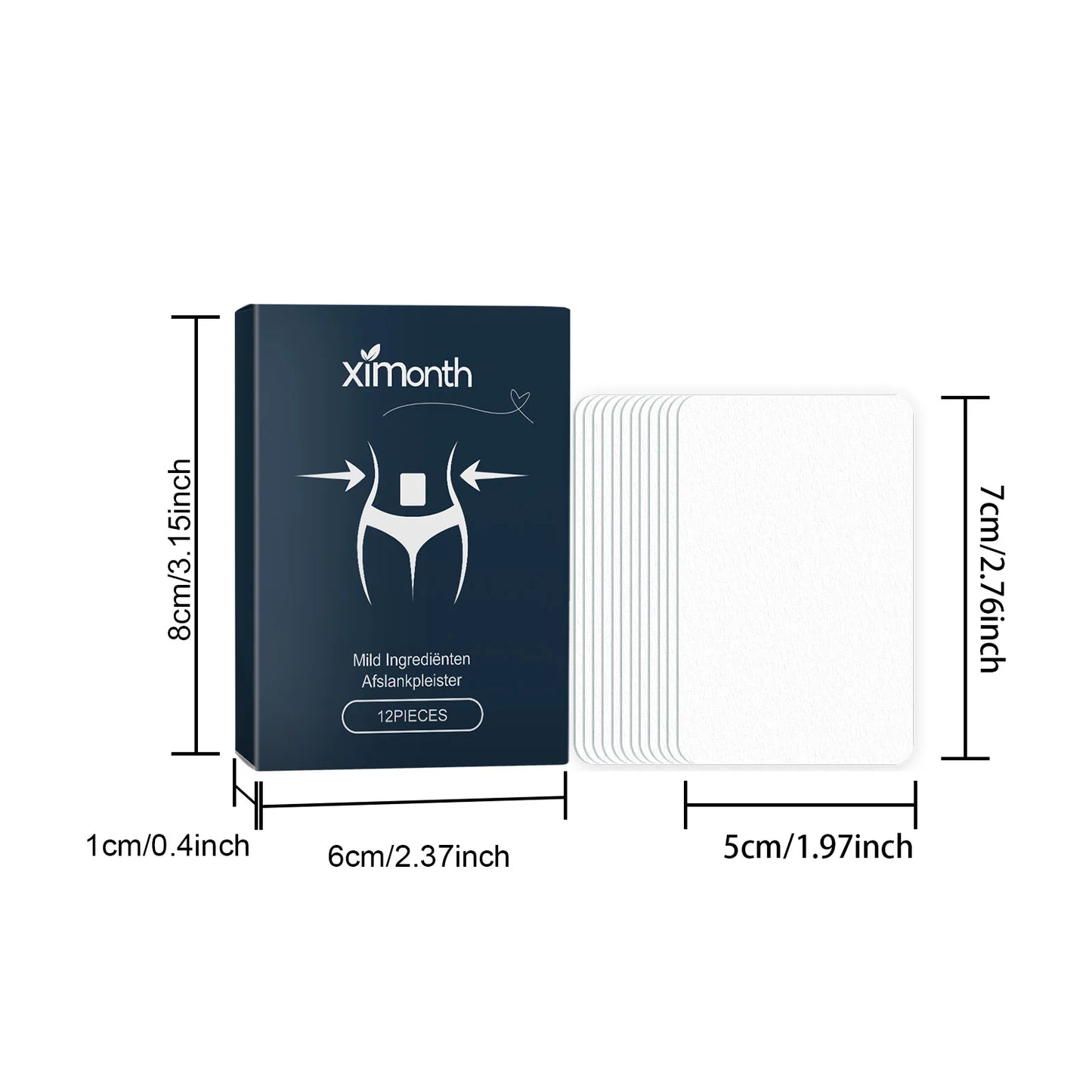 Body Care Patch - Enhance Contours with Breathable Navel Comfort