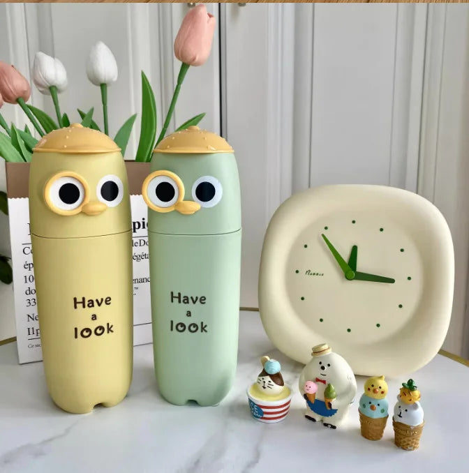 Portable Travel Wash Cup & Toothbrush Storage Box for Kids