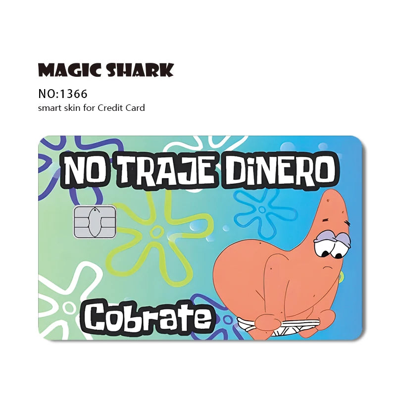 Cartoon Waterproof Skin Cover Sticker for Credit and Debit Cards