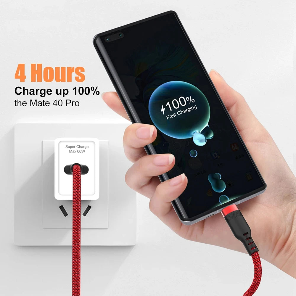 Super Fast Charge USB C Data Cable | Universal 5A Charging