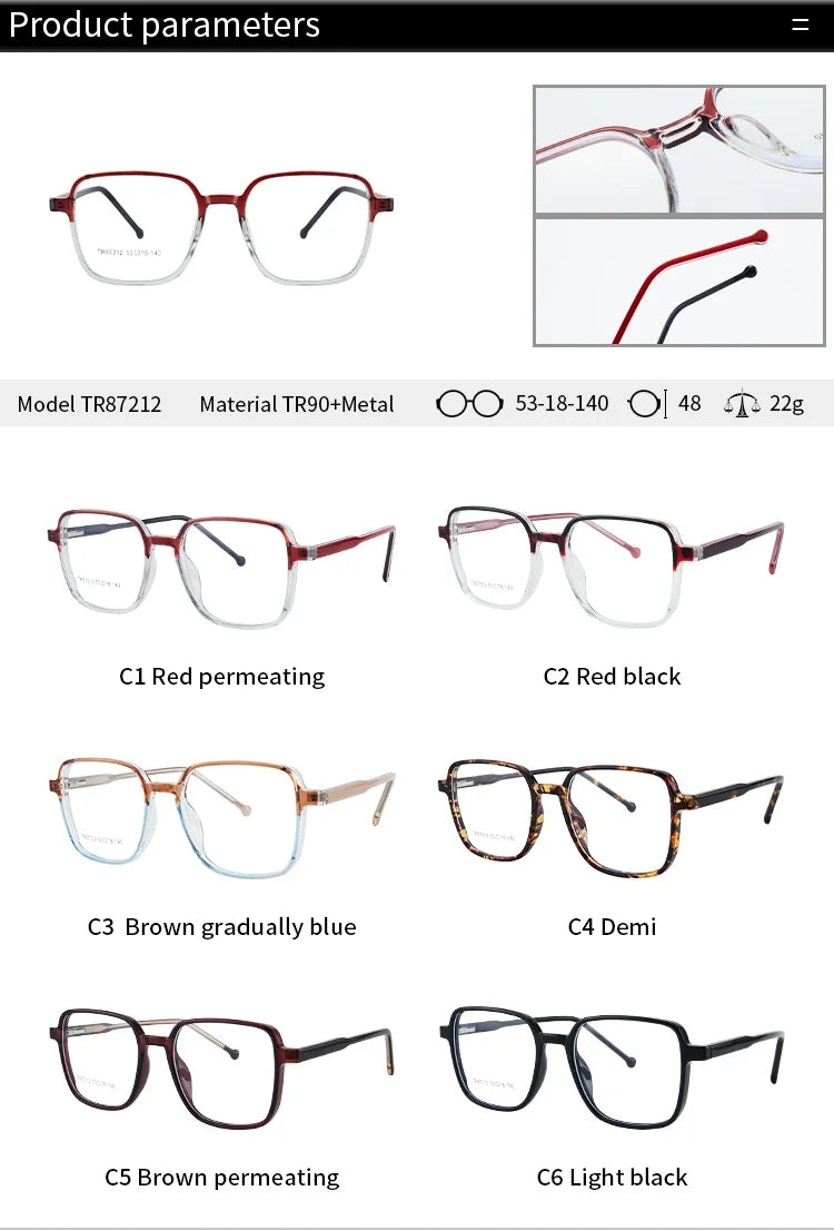 Handmade Square Optical Glasses for Women | Stylish Prescription Eyewear 2026