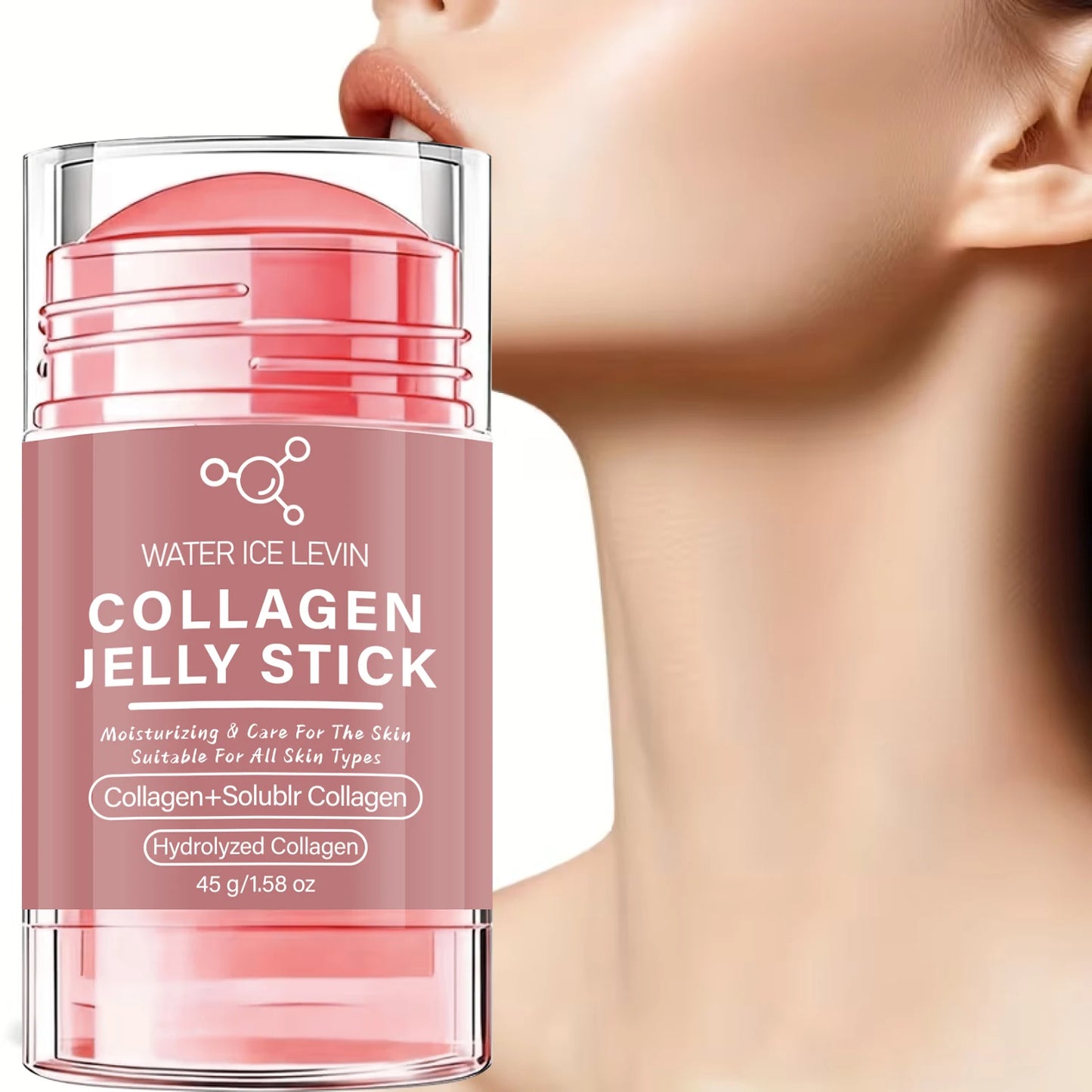 Collagen Jelly Stick with Hyaluronic Acid & Vitamin C | Moisturizing Face Stick