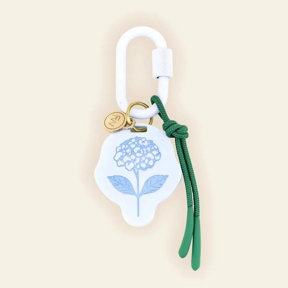 Retro Acrylic Charms Keyring | Cute Woven Pendant for Bags