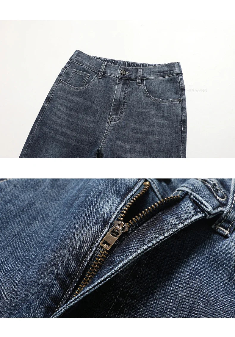 Men's Casual Loose-Fit Straight Jeans | Comfortable Everyday Denim