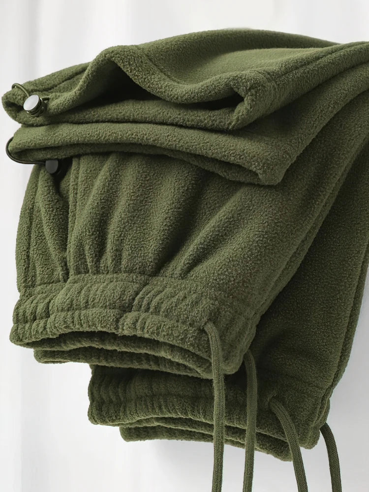 Men's Vintage Wide-Leg Fleece Pants | Warm Casual Joggers