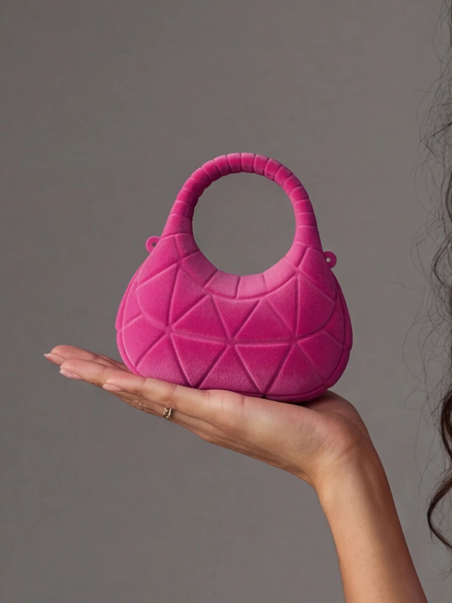 Mini Velvet Chain Evening Bag | Luxurious Crossbody Handbag