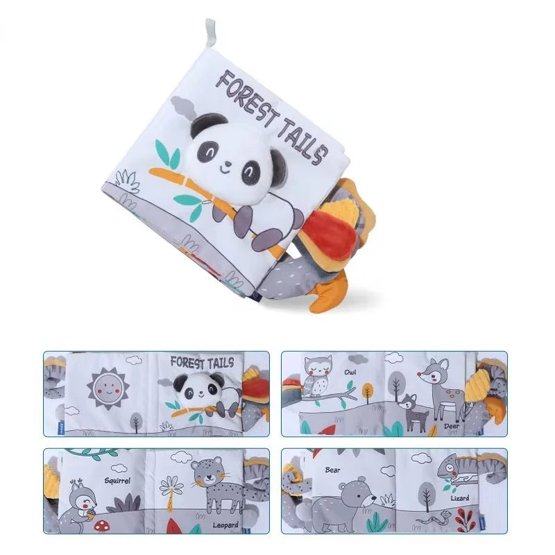 Soft Baby Cloth Animal Book | Engaging Sensory Learning Toy