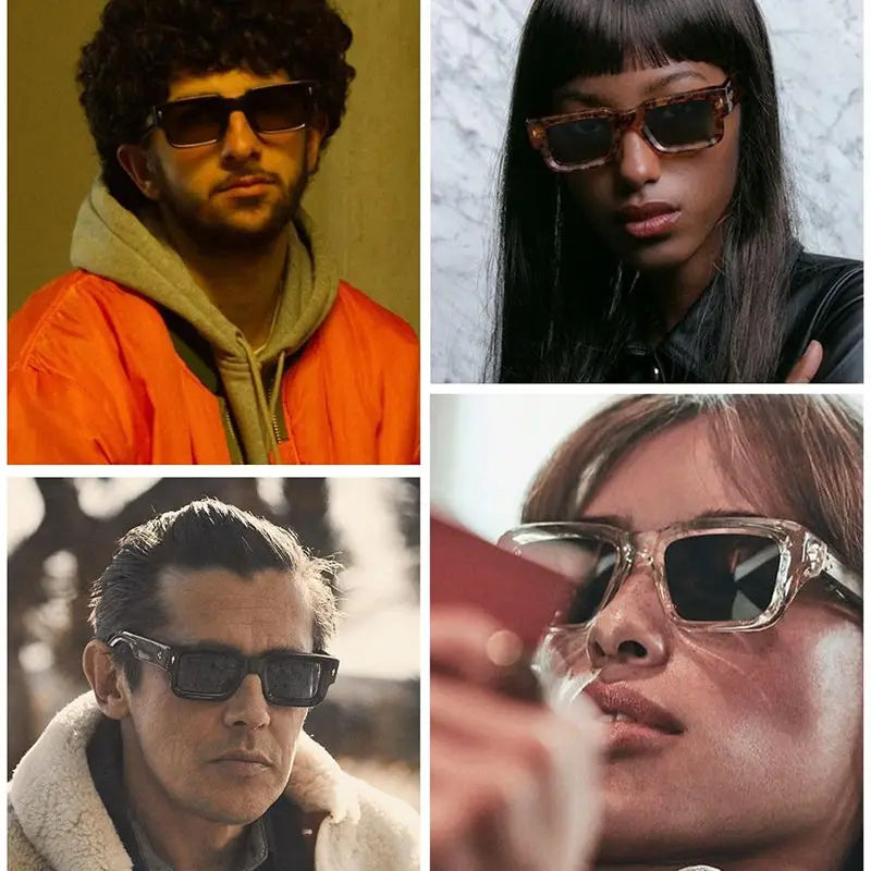 Stylish Rivet Sunglasses | Retro UV400 Eyewear for Everyone
