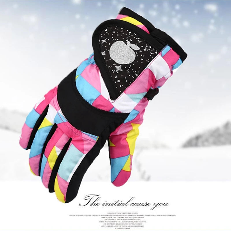 Winter Warm Snowboarding Ski Gloves for Kids | Waterproof & Breathable