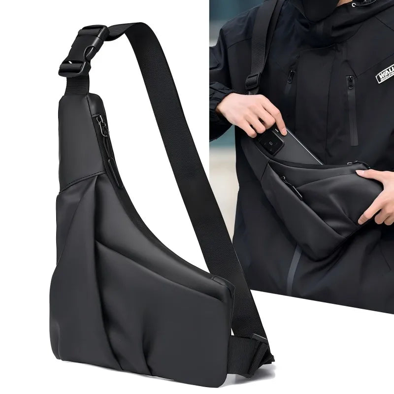 Anti-Theft Triangle Cross Body Bag | Adjustable Strap for Travel