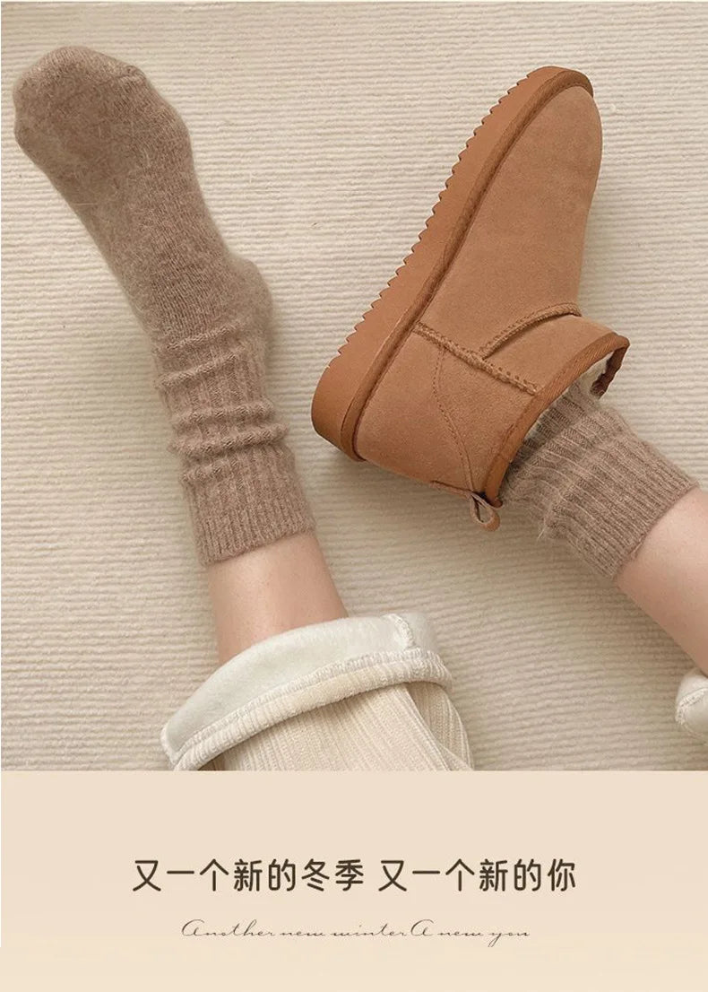 Women's Cashmere Wool Thermal Socks | Thick Warm Winter Socks