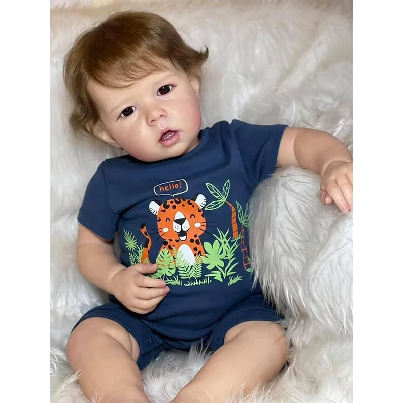 50cm Reborn Toddler Baby Boy Doll | Realistic Plush Toy Gift
