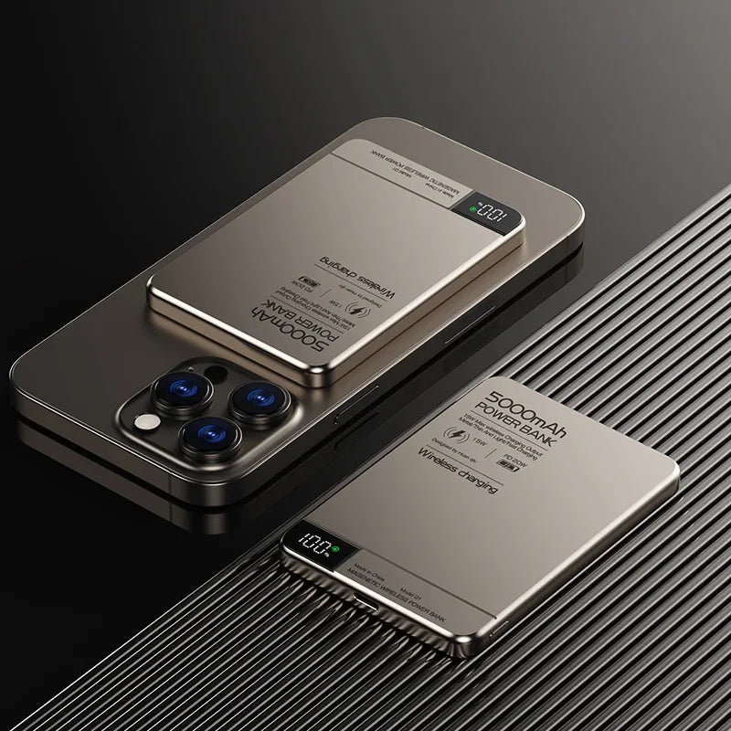 Ultra Wireless Magnetic Power Bank | Fast Charging for All Devices