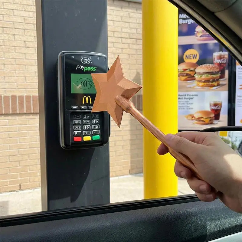 Creative Magic Wand Payment Card Holder for Easy Contactless Payments