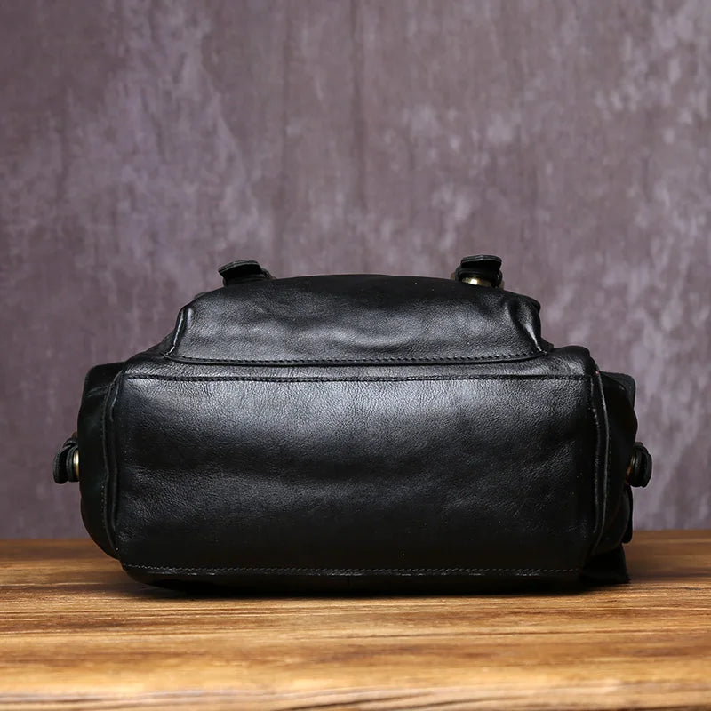 Handmade Leather Men's Backpack | Stylish Cowhide Computer Bag